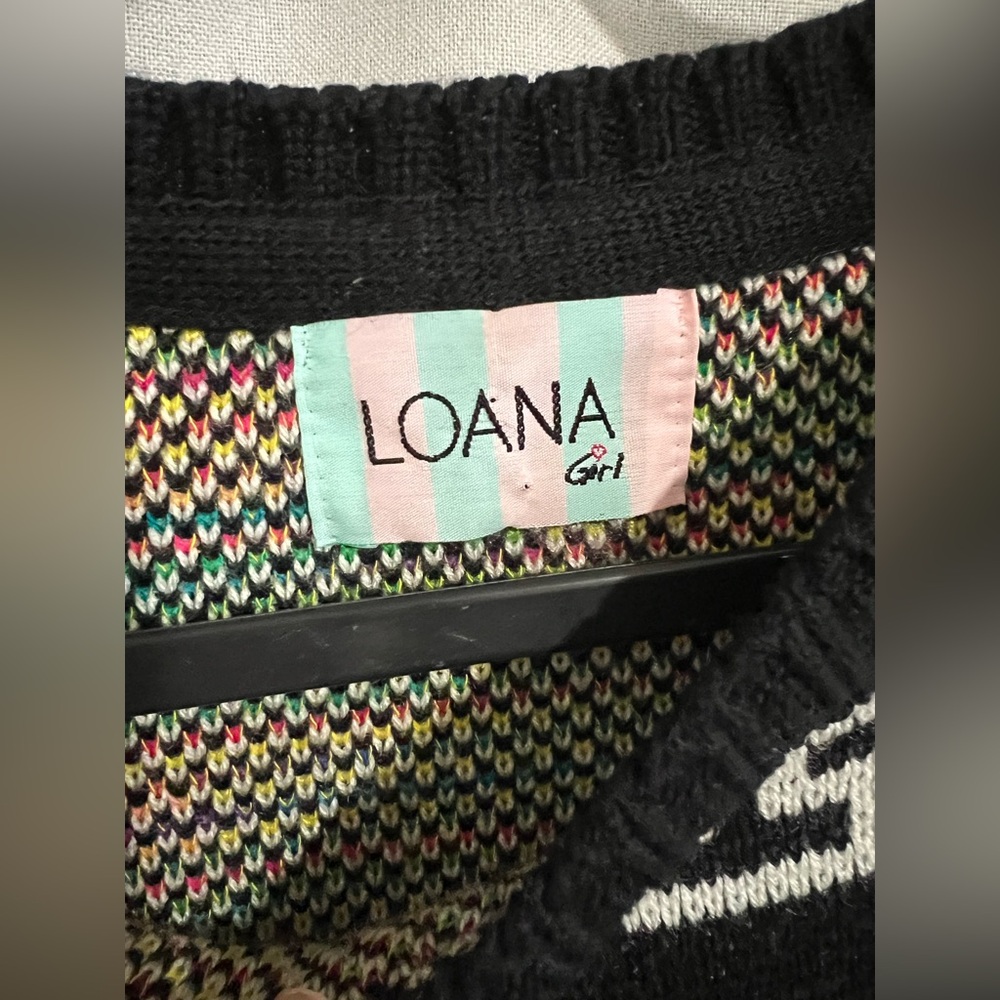 Multicolor Geometric Pattern poncho - image 3